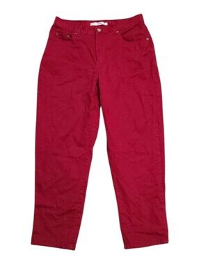 Bill Blass JeanWear Easy Fit Red Barrel Leg Jeans sz 10 (6)